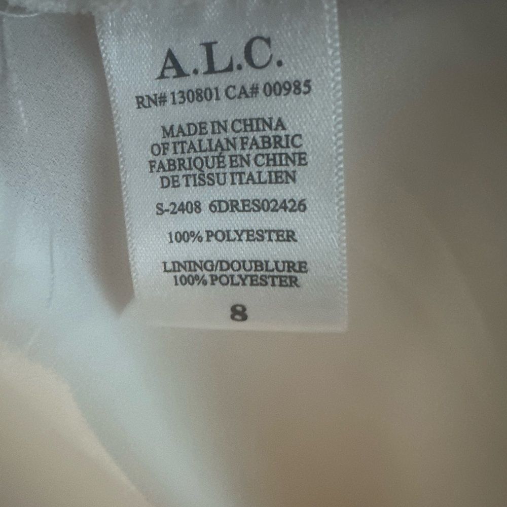A.L.C. Kaia Gathered Sleeveless Midi Dress Size 8 - Picture 7 of 7